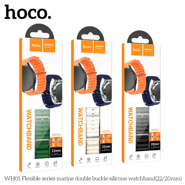 Curea smartwath Hoco WH01 Flexible (22mm) [Deep-Blue]
